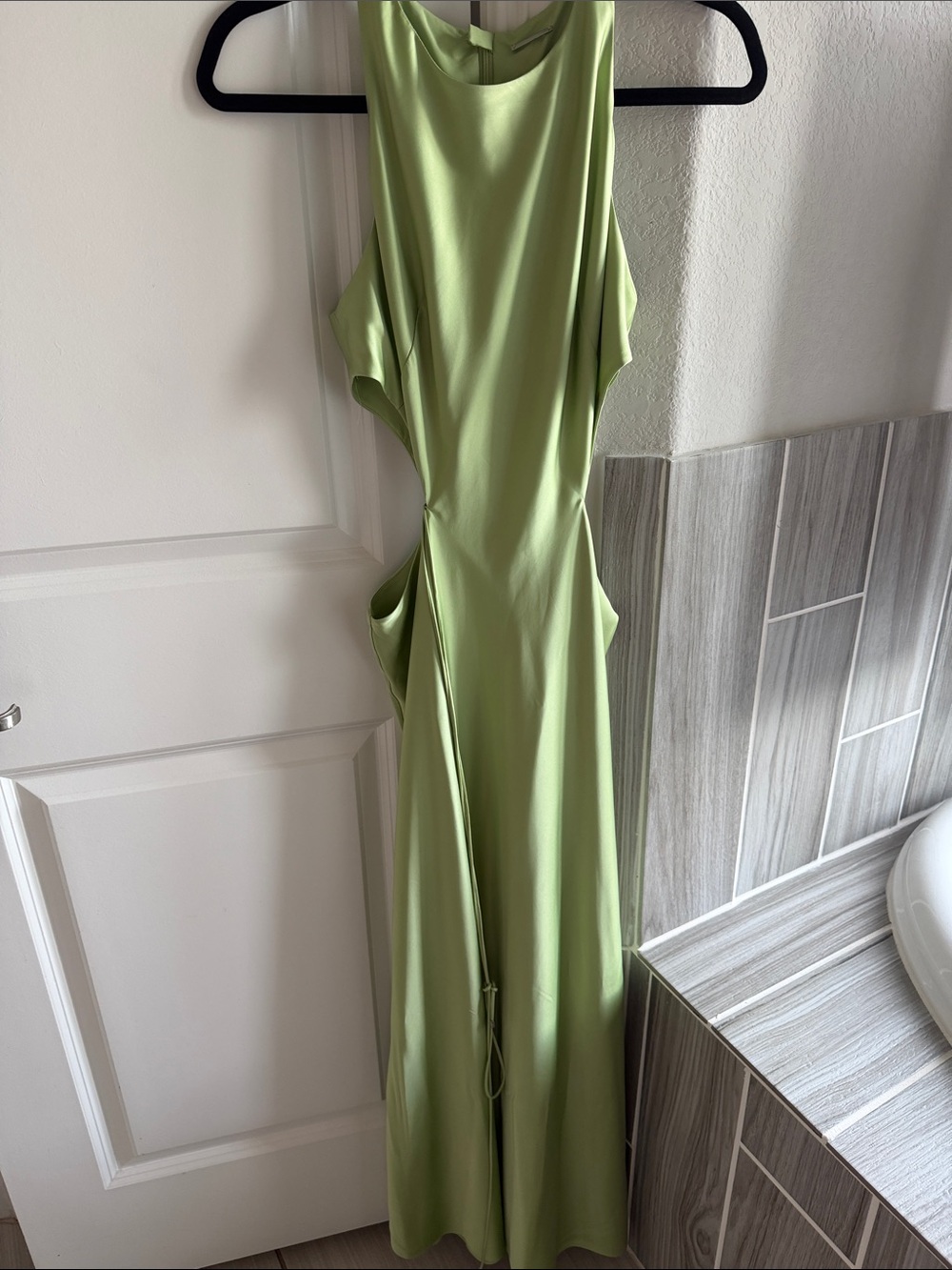 Alexis Light Olive Cutout Maxi Dress